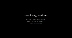 Desktop Screenshot of bestdesignersever.com